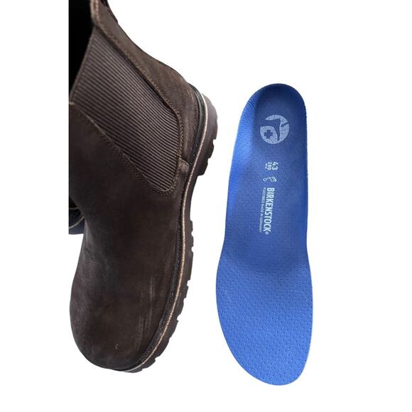 Birkenstock Highwood Chelsea Boots Mens 10-10.5 Slip On US Mocha Suede main image 8